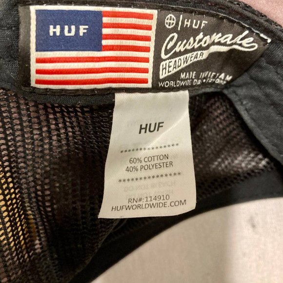 HUF Red Baseball Cap - Picture 5 of 5